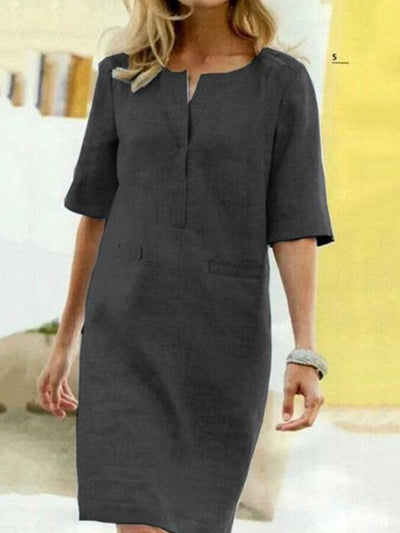 Robe chemise chic pour femme | Mini