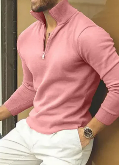 Fareed | Pull À Zip Décontracté Pour Hommes | Confortable