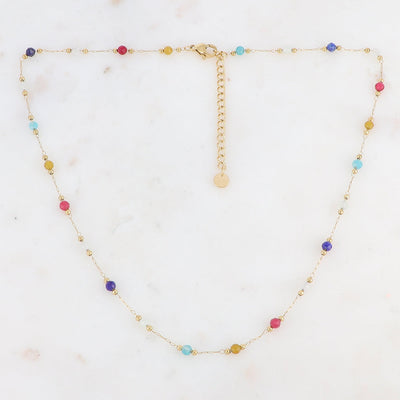 Sophia – Collier – Pierre naturelle – Acier inoxydable