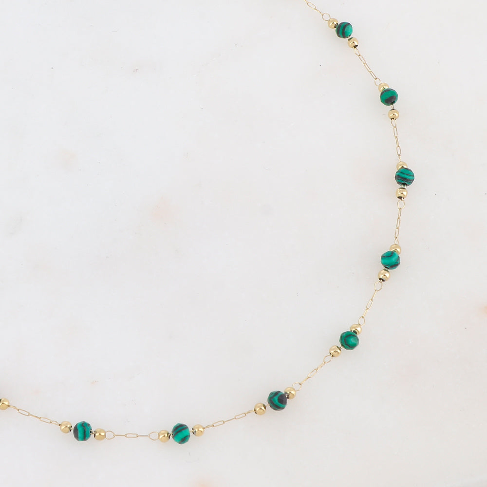 Sophia – Collier – Pierre naturelle – Acier inoxydable
