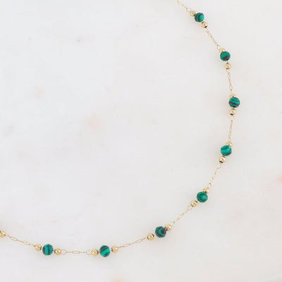 Sophia – Collier – Pierre naturelle – Acier inoxydable