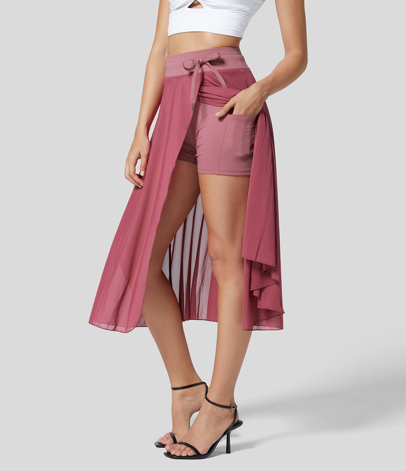 Maine | Jupe 2-en-1 taille haute polyvalente