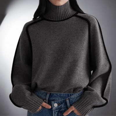 Antje | Pull à Col Roulé Bio De Qualité Supérieure