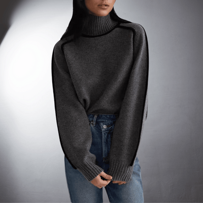 Antje | Pull à Col Roulé Bio De Qualité Supérieure