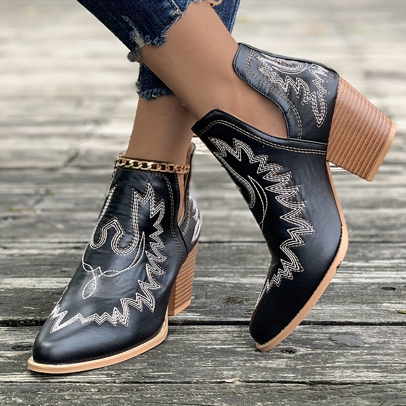 Émilie - Bottines à talon haut pour femmes