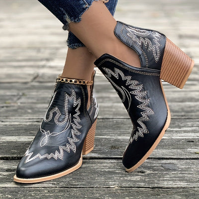 Émilie - Bottines à talon haut pour femmes