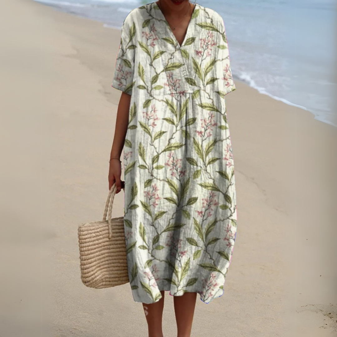 Sarah | Robe élégante avec imprimé floral
