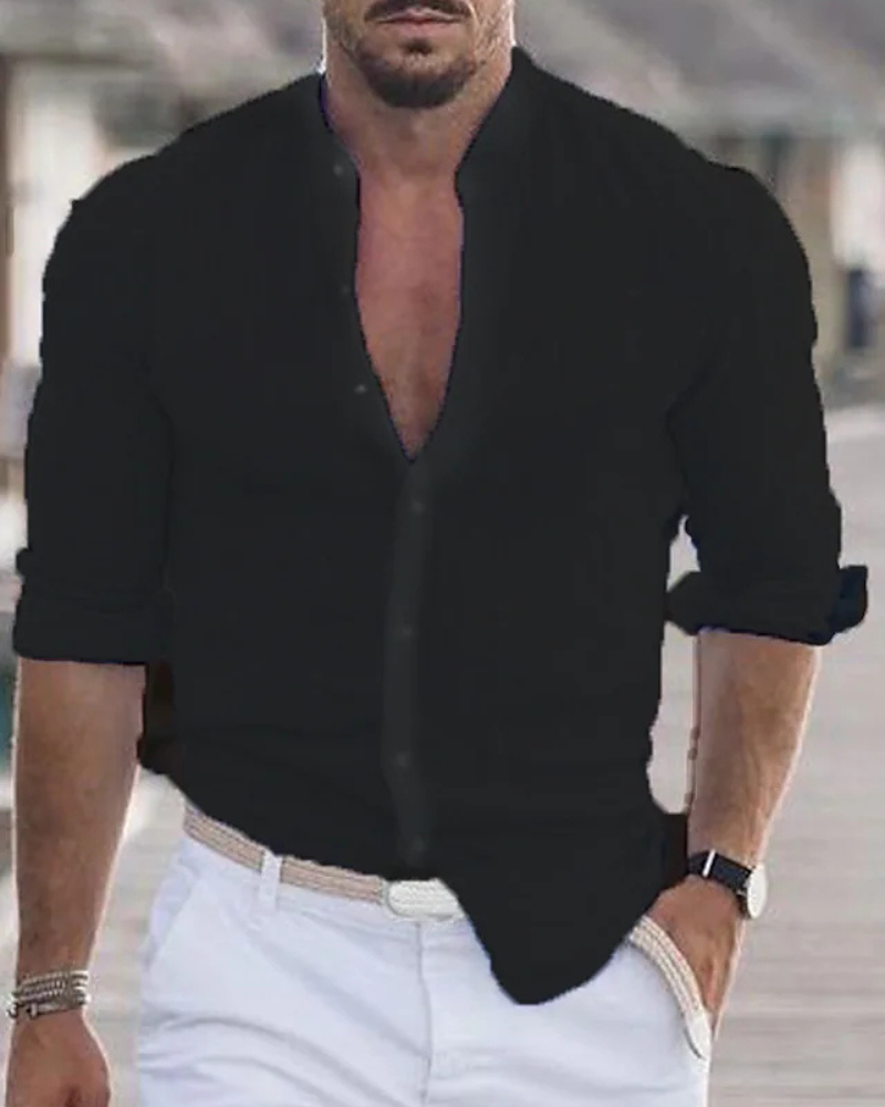 Ronnie | Chemise à Manches Longues Pour Hommes | Tendance