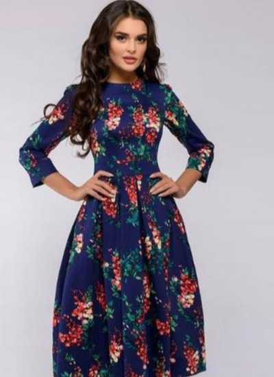 Moira | Robe Longue Fléurie Pour Femme | Chic