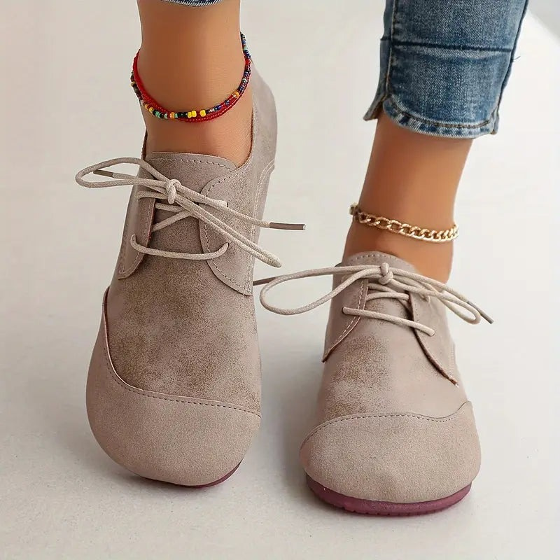 Elvessa | Chaussures à Lacets Compensé Pour Femme | Confortables