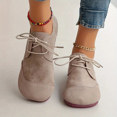 Elvessa | Chaussures à Lacets Compensé Pour Femme | Confortables
