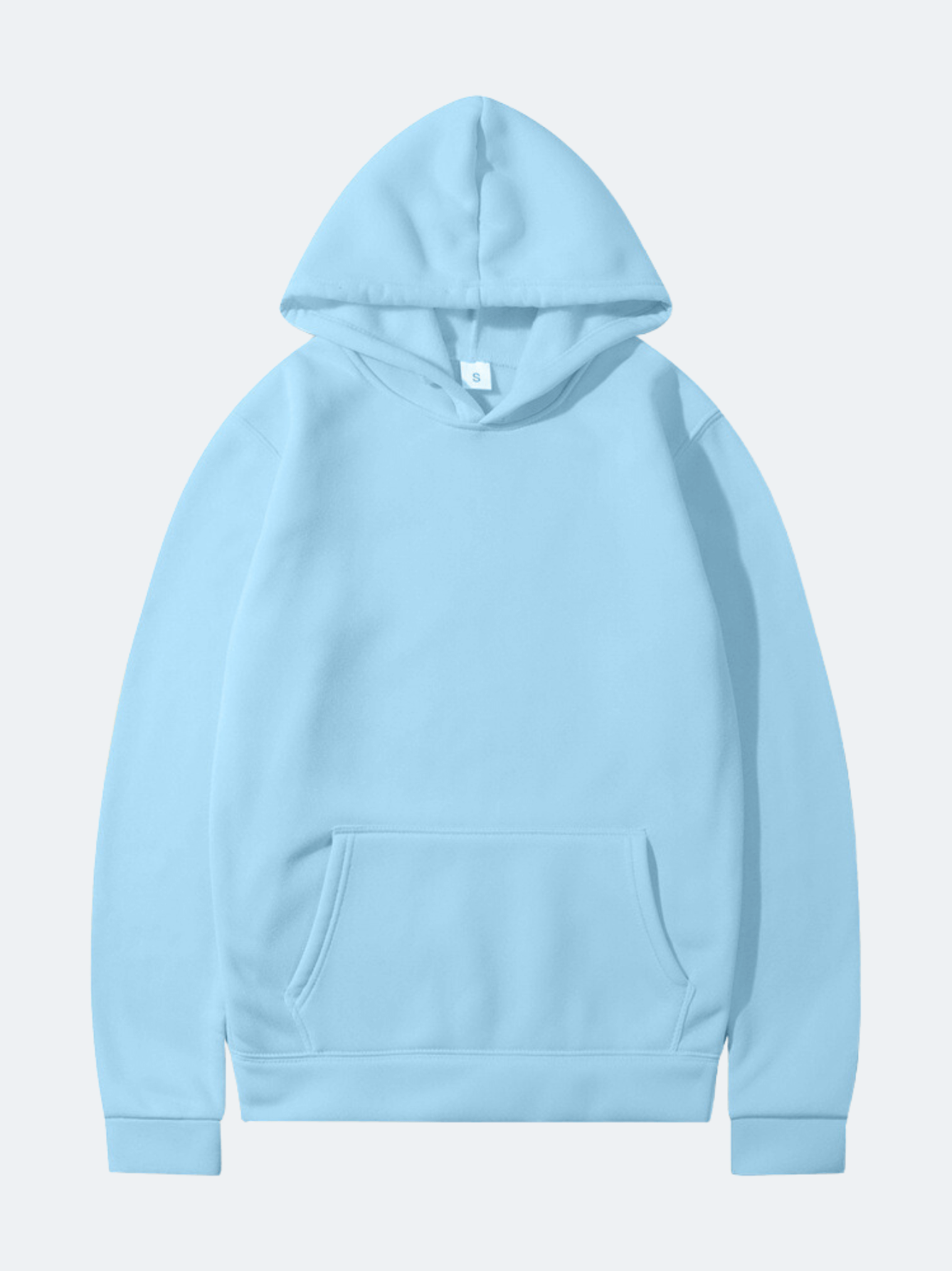 Sweat à Capuche Décontracté De Couleur Unie