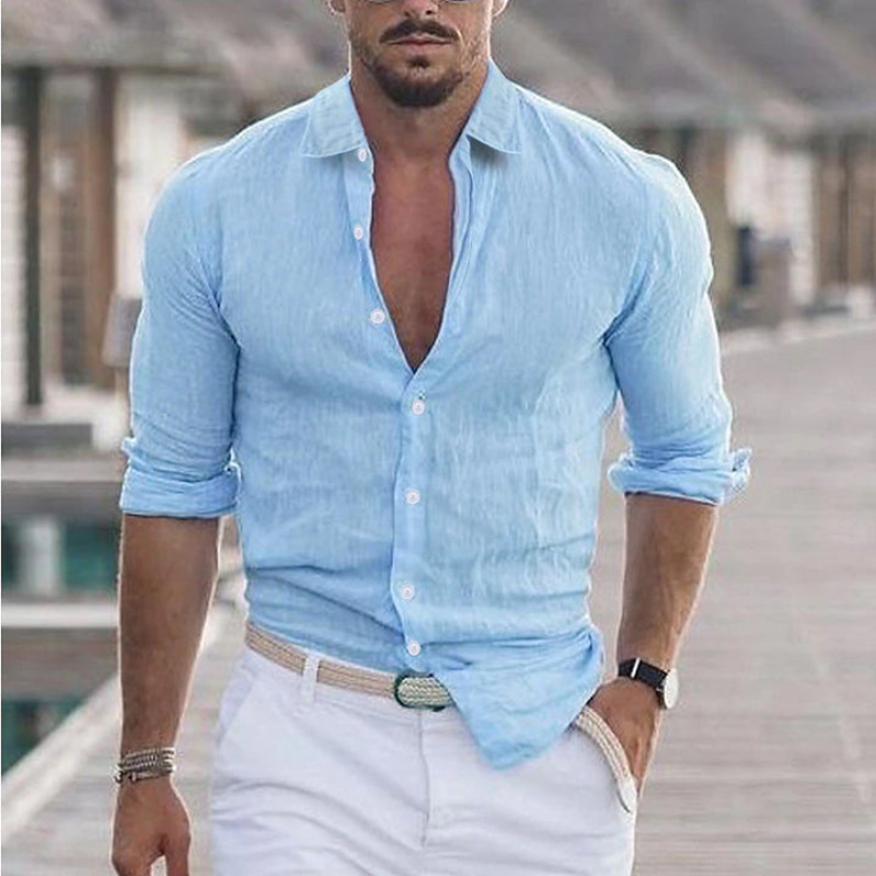 Brock | Chemise à Col Rabattable Pour Hommes | Court