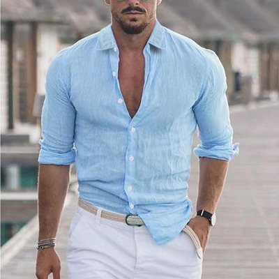 Brock | Chemise à Col Rabattable Pour Hommes | Court