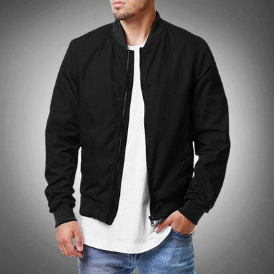 Kristoffer | Veste Hiver Bomber Pour Hommes | Noir