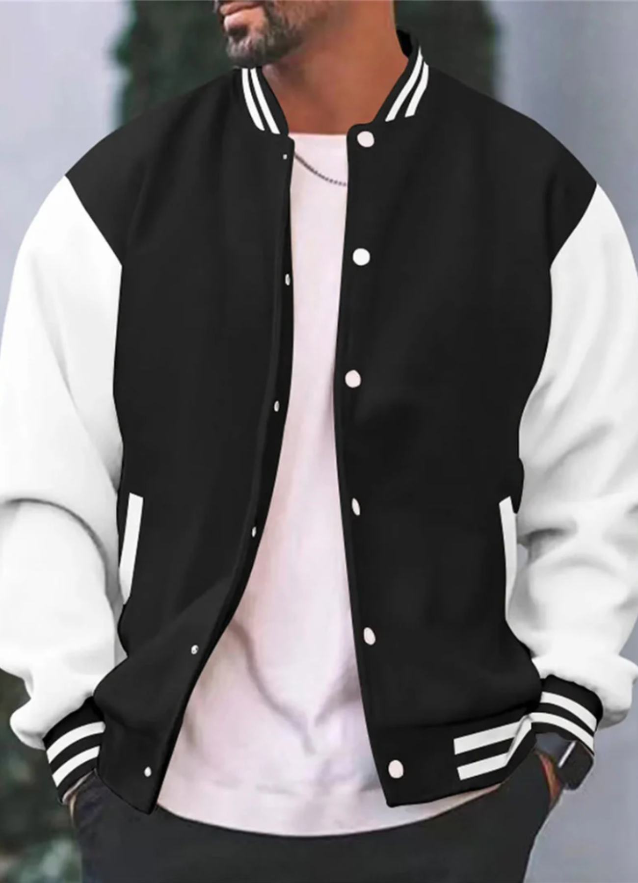 Ephraim | Veste Hiver Bomber Pour Hommes | Noir