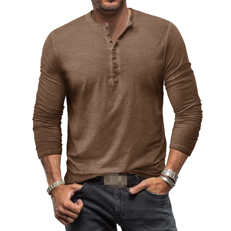 Brieuc | Chemise Basique Pour Hommes | Manches Longues