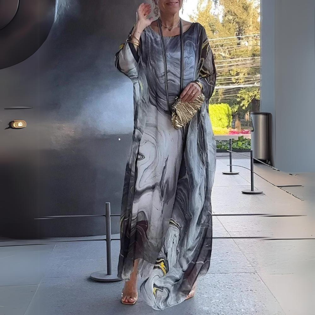 Camille - Robe élégante en mousseline de soie