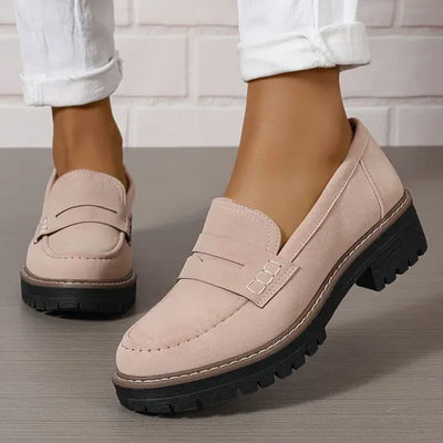 AtelierdeRocheParis™ | Mocassins en daim de luxe pour femme