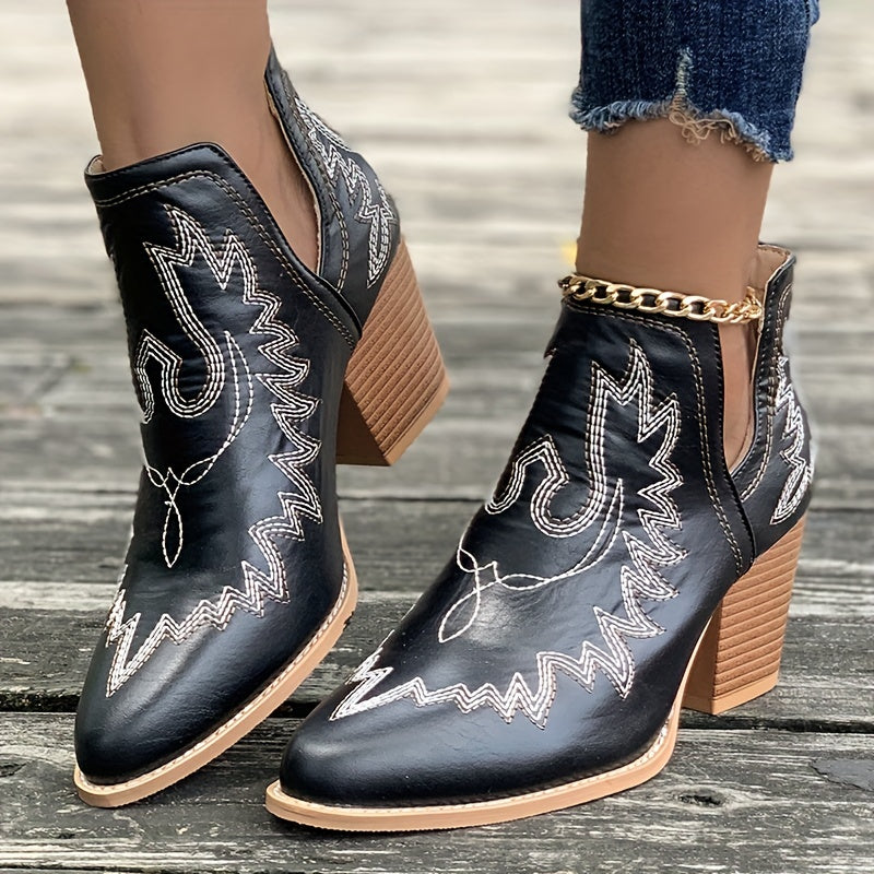Émilie - Bottines à talon haut pour femmes