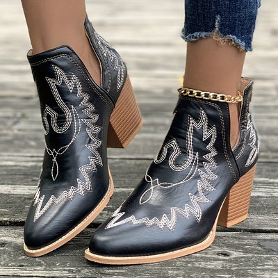 Émilie - Bottines à talon haut pour femmes