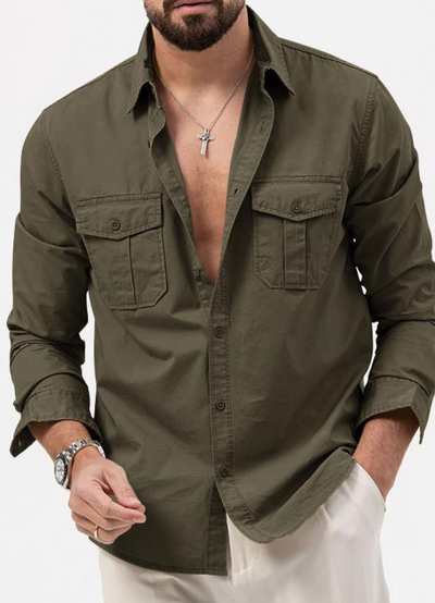 Jibran | Chemise à Manches Longues Pour Hommes  | Tendance