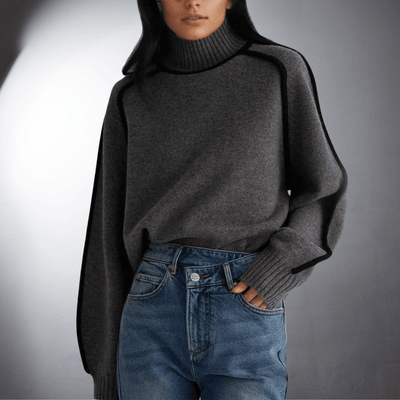 Antje | Pull à Col Roulé Bio De Qualité Supérieure