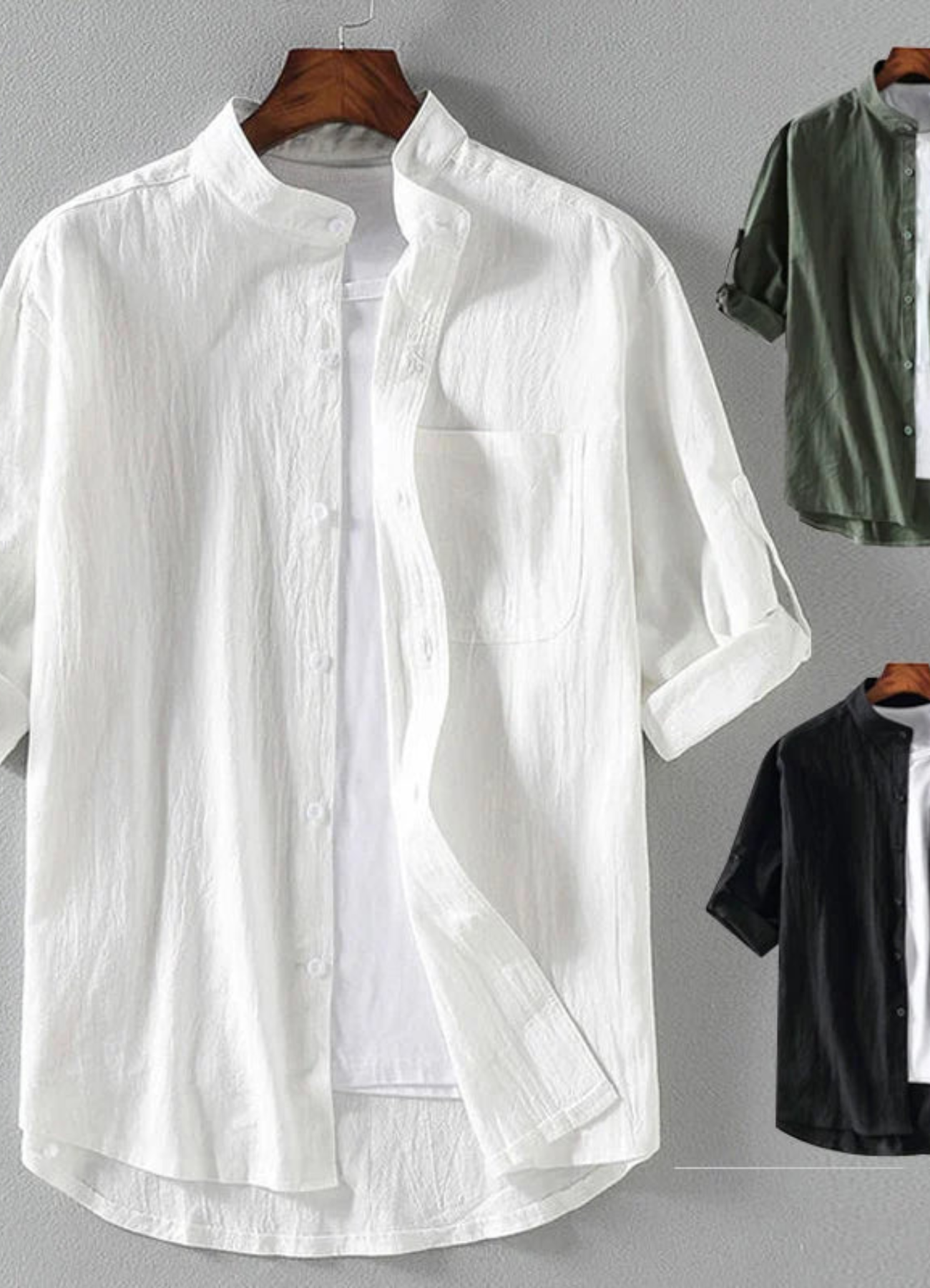 Casey | Chemise Décontractée Pour Hommes | Noir
