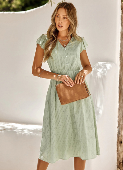 Zeda | Robe De Soirée Décontractée Pour Femmes | Midi