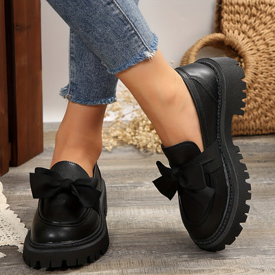 Aurélia – Femme Loafers Plateforme Élégance Moderne
