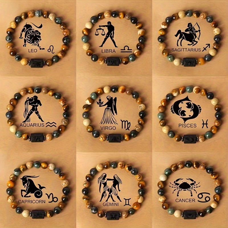Bracelet Zodiaque en Pierres Naturelles
