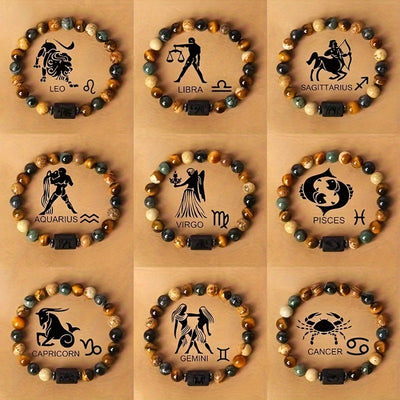 Bracelet Zodiaque en Pierres Naturelles