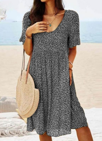 Noshi |  Robe D'été Décontractée Pour Femmes | Midi