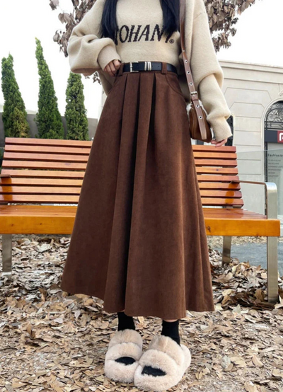 Lakia | Jupe Taille Haute Pour Femme | Longue