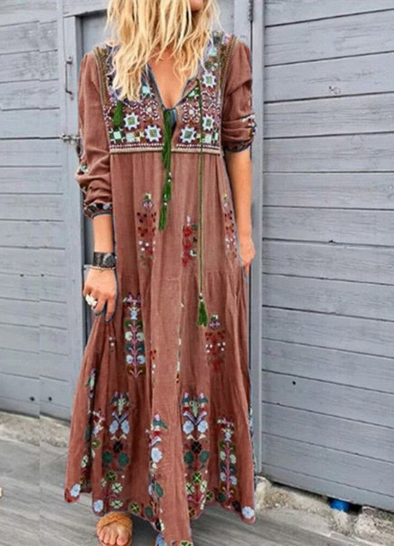 Raima | Robe Bohème Elégante pour Femme | Maxi