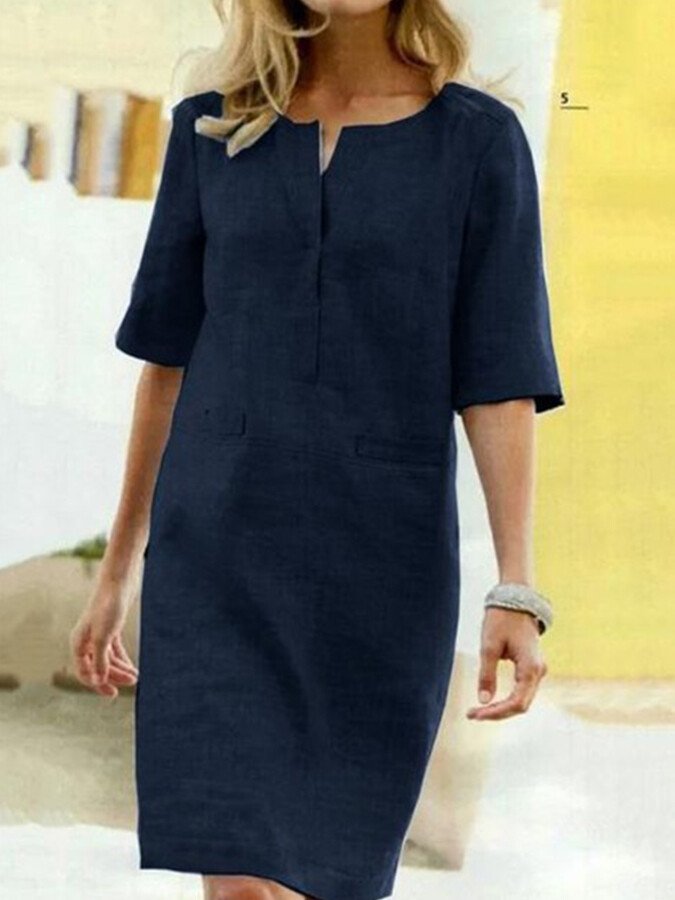 Robe chemise chic pour femme | Mini