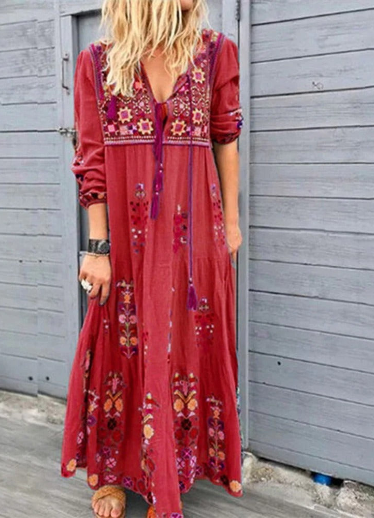 Raima | Robe Bohème Elégante pour Femme | Maxi