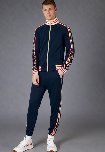 Kyrie | Ensemble De Survêtement Rayé Avec Pantalon De Sport Pour Hommes | Set