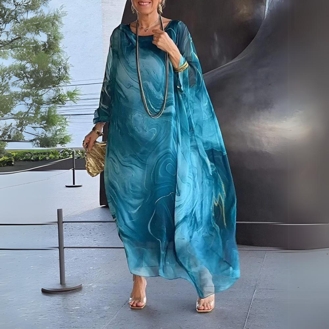 Camille - Robe élégante en mousseline de soie