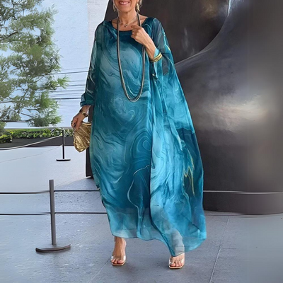 Camille - Robe élégante en mousseline de soie