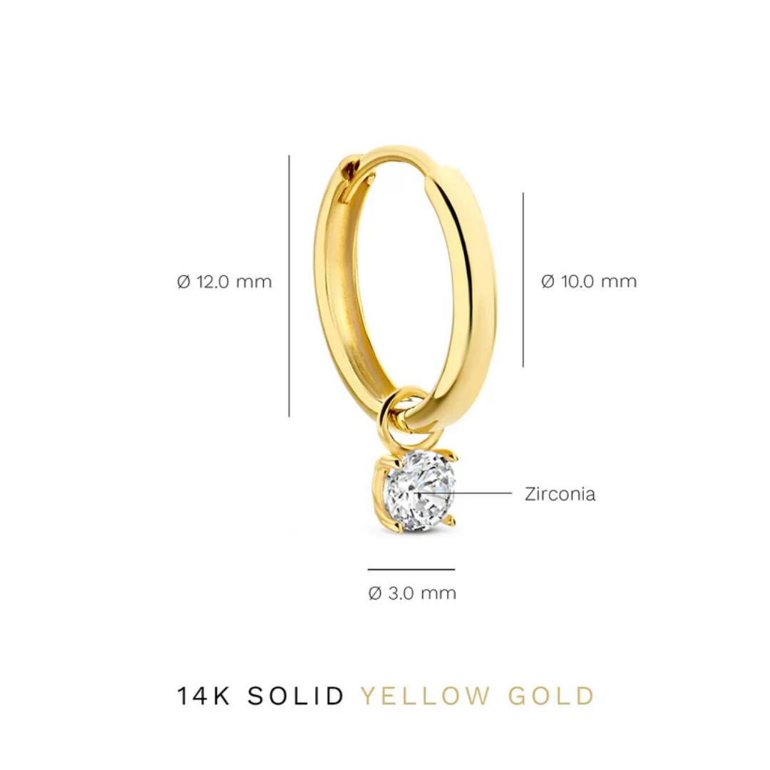 Michaela™ | Parure de boucles d’oreilles intemporelle avec pierres et finition dorée précieuse