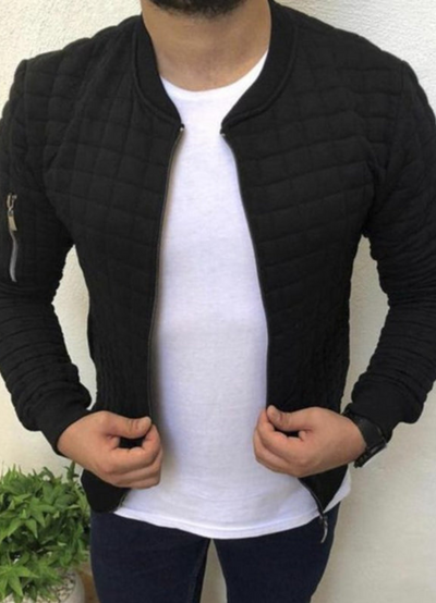 Thatcher | Veste Hiver Bomber Pour Hommes | Noir