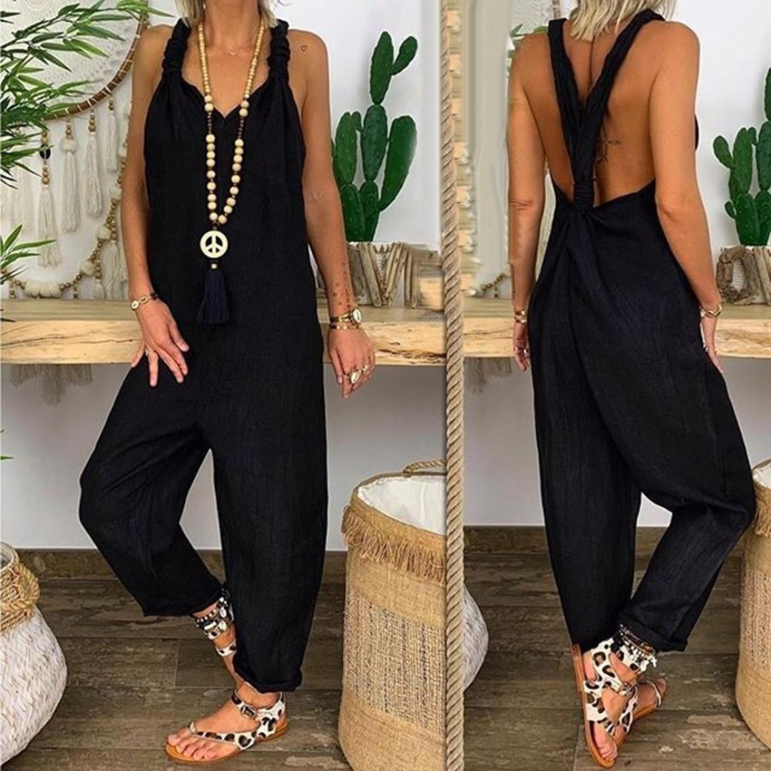 Naazni | Combinaison Chic Pour Femme | Noir