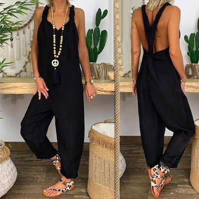 Naazni | Combinaison Chic Pour Femme | Noir