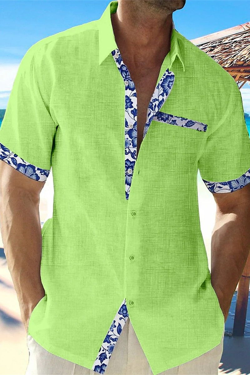 Lenard | Chemise D' été Pour Hommes | Manche courte
