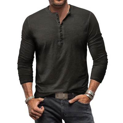 Brieuc | Chemise Basique Pour Hommes | Manches Longues
