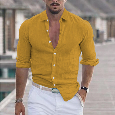 Brock | Chemise à Col Rabattable Pour Hommes | Court