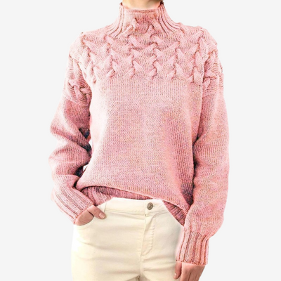 Alaïs™ Pull à Col Montant