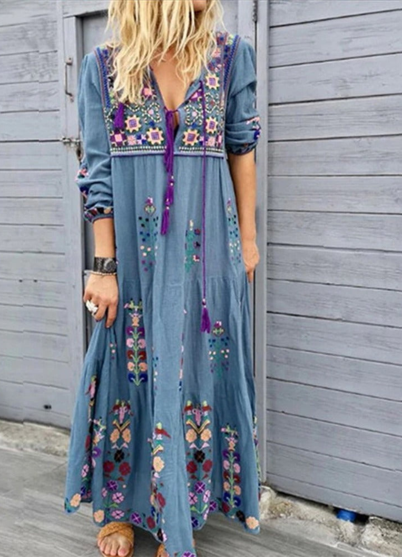 Raima | Robe Bohème Elégante pour Femme | Maxi