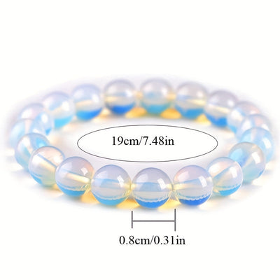 Bracelet boule en pierre de lune